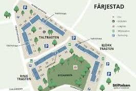 3:a på Färjestad med balkong 69 kvm