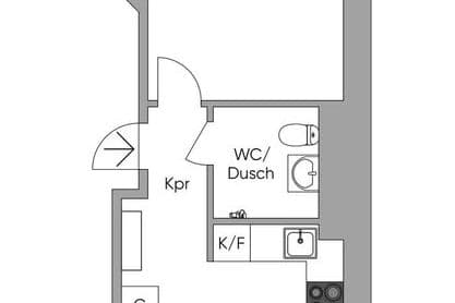 Mysig etta i andra hand på Herrhagen